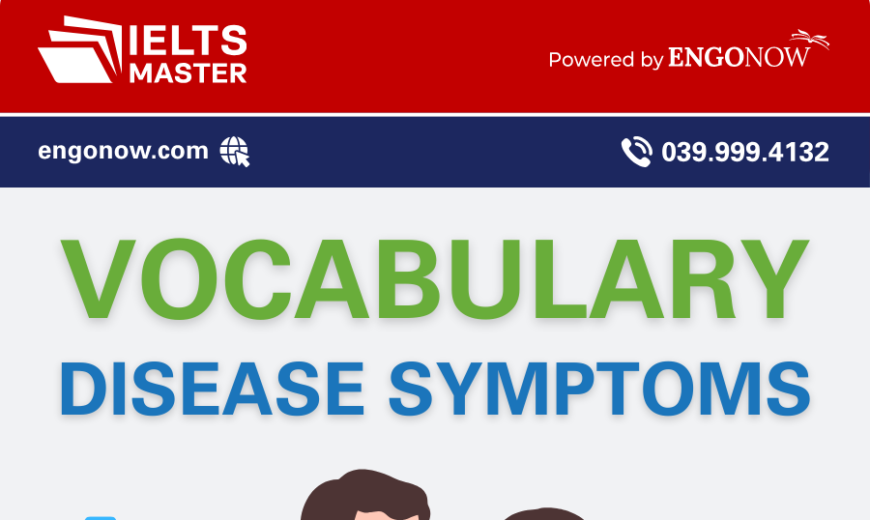 từ vựng tiếng Anh về triệu chứng bệnh