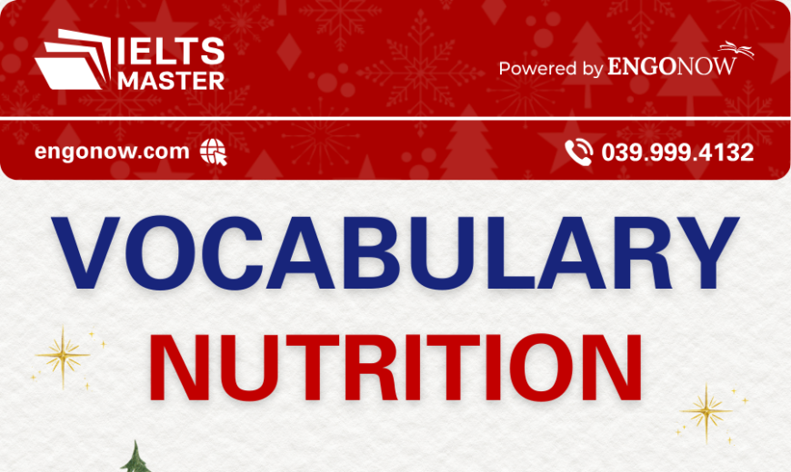 từ vựng tiếng Anh chủ đề dinh dưỡng