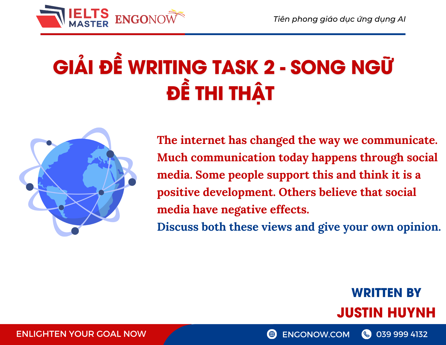 bài mẫu ielts writing task 2