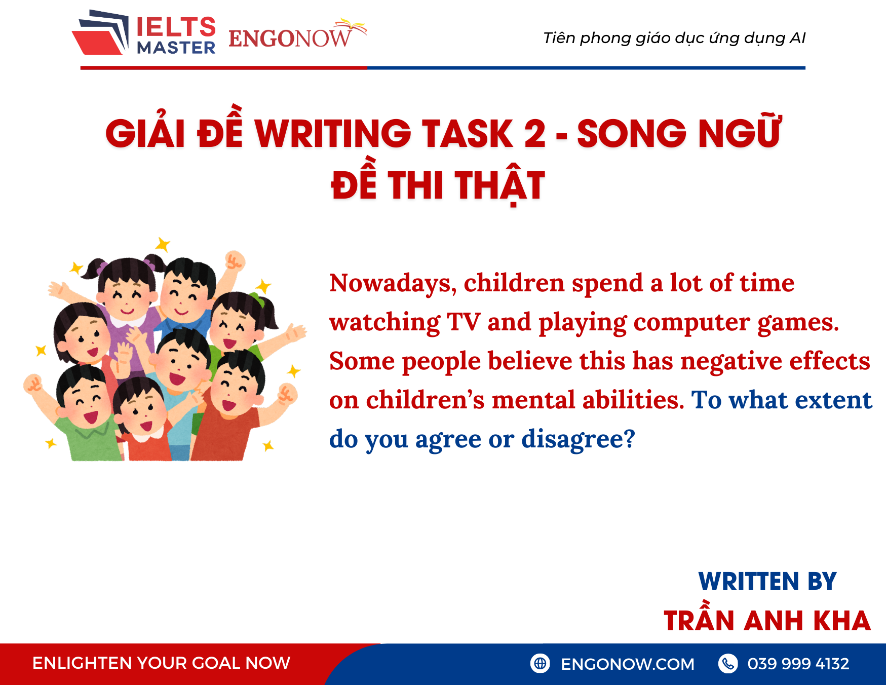 bài mẫu ielts writing task 2